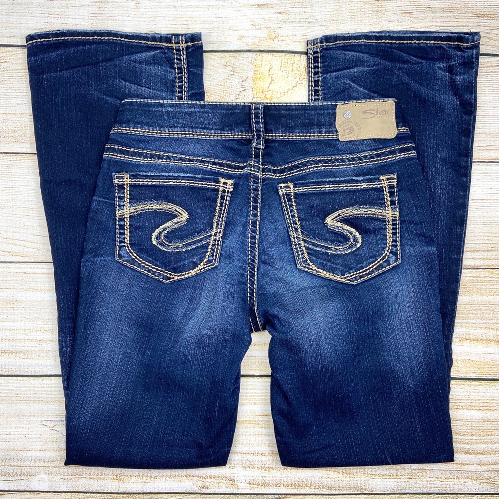 SILVER JEANS Suki Mid Bootcut Denim Jeans 28x31